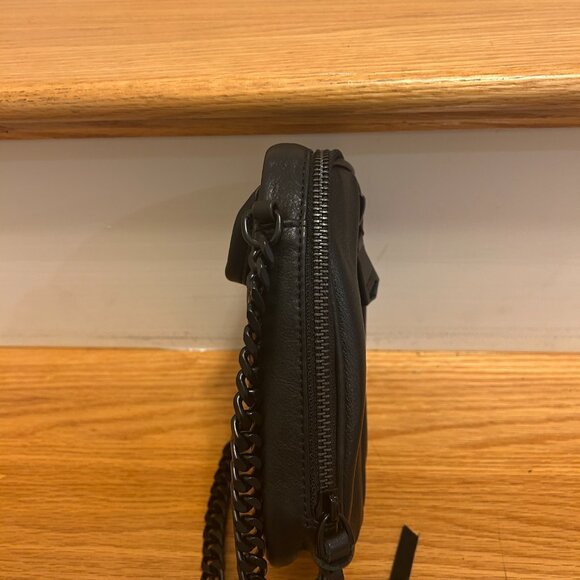 Aimee Kestenberg Tamitha Phone Pouch Crossbody Bag Black Leather VERY GOOD! - Picture 10 of 13